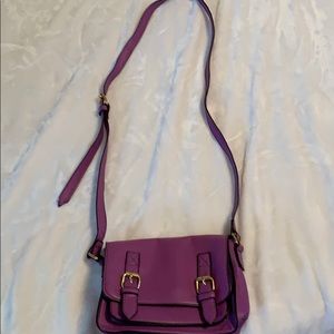Purple cross body bag!